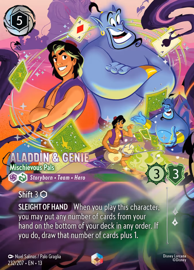 Aladdin & Genie — Mischievous Pals 232