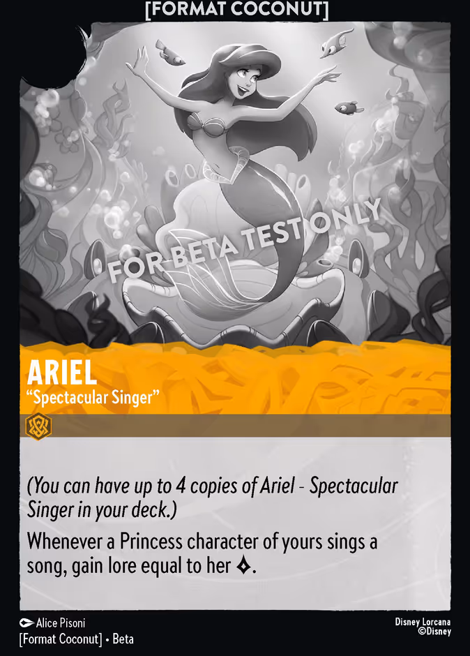 Ariel — "Spectacular Singer" 1