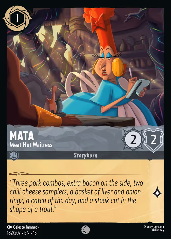 Mata — Meat Hut Waitress 182