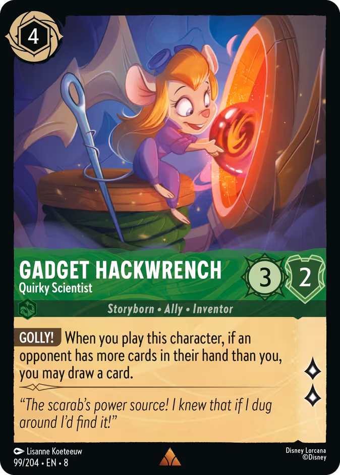 Gadget Hackwrench — Quirky Scientist 99