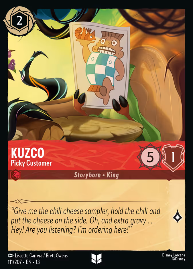 Kuzco — Picky Customer 111