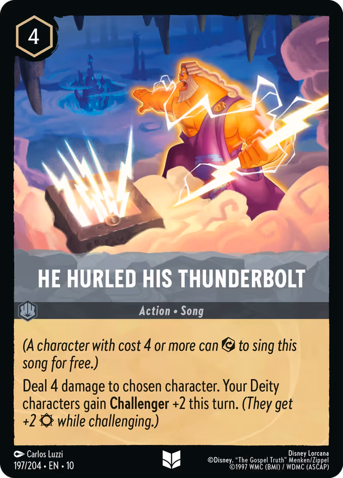 He Hurled His Thunderbolt 197