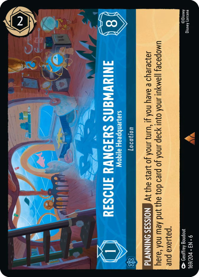 Rescue Rangers Submarine — Mobile Headquarters 169