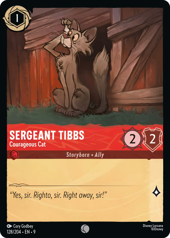 Sergeant Tibbs — Courageous Cat 128