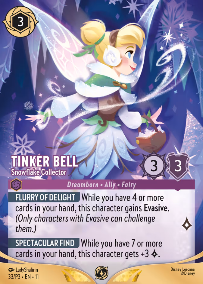 Tinker Bell — Snowflake Collector 33