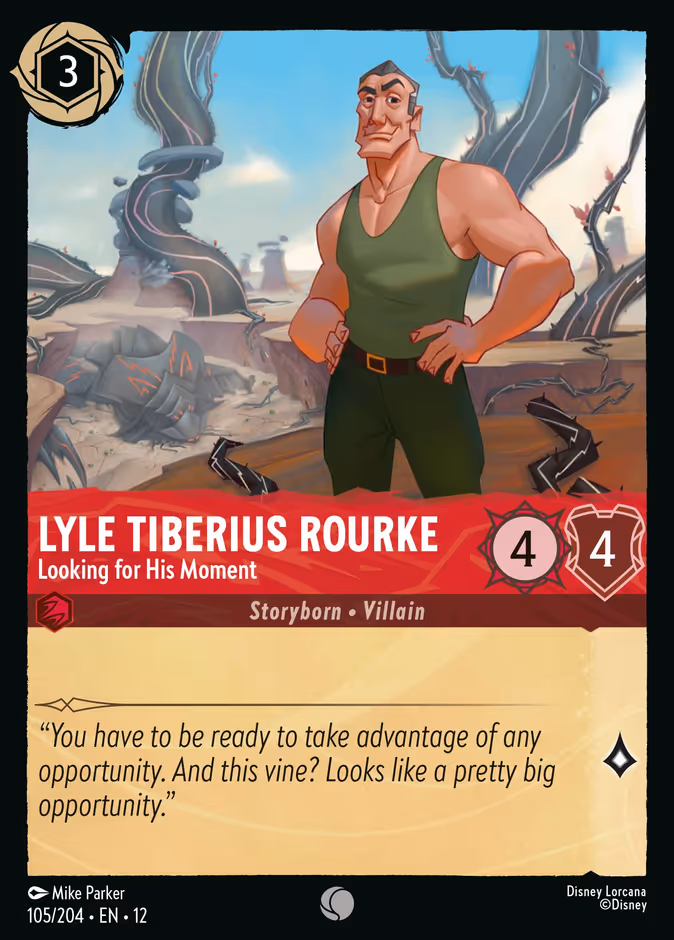 Lyle Tiberius Rourke — Looking for His Moment 105