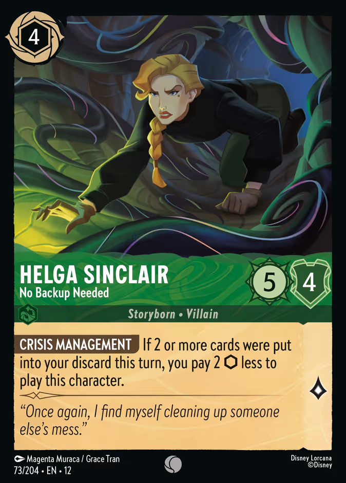 Helga Sinclair — No Backup Needed 73
