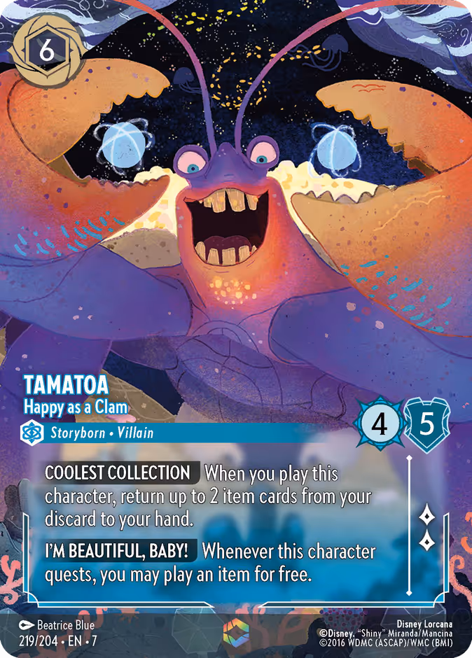 Tamatoa — Happy as a Clam 219