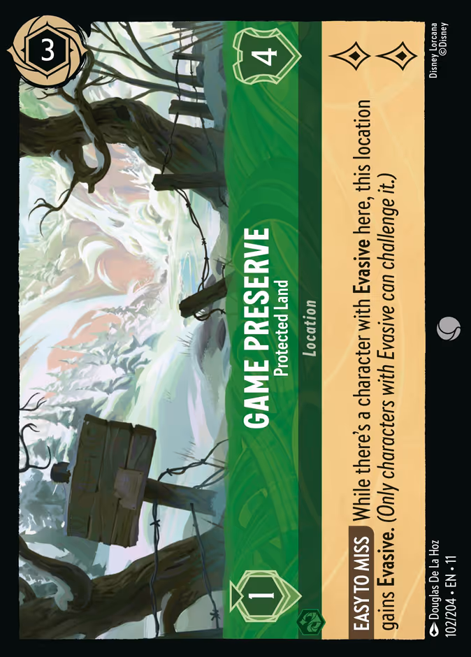 Game Preserve — Protected Land 102