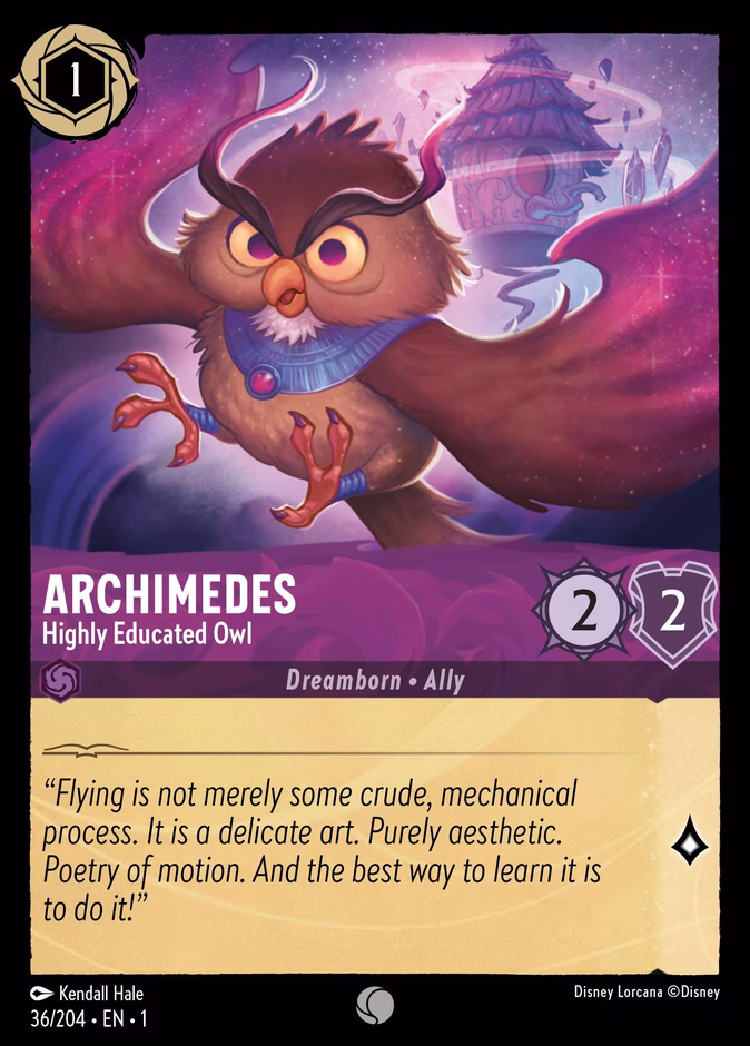 Archimedes — Highly Educated Owl 36