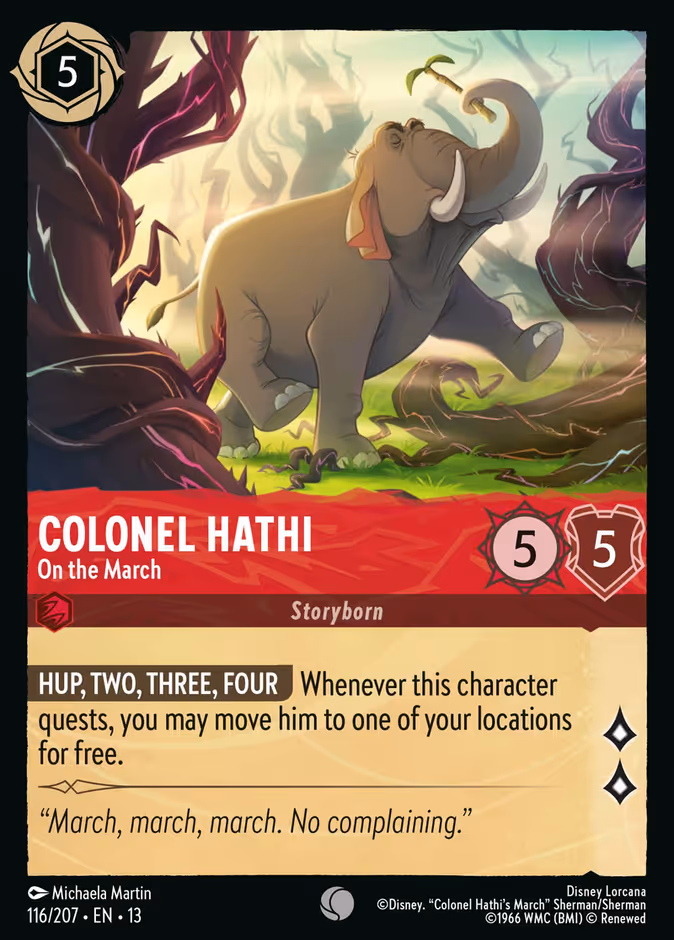 Colonel Hathi — On the March 116