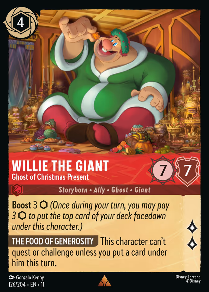 Willie the Giant — Ghost of Christmas Present 126