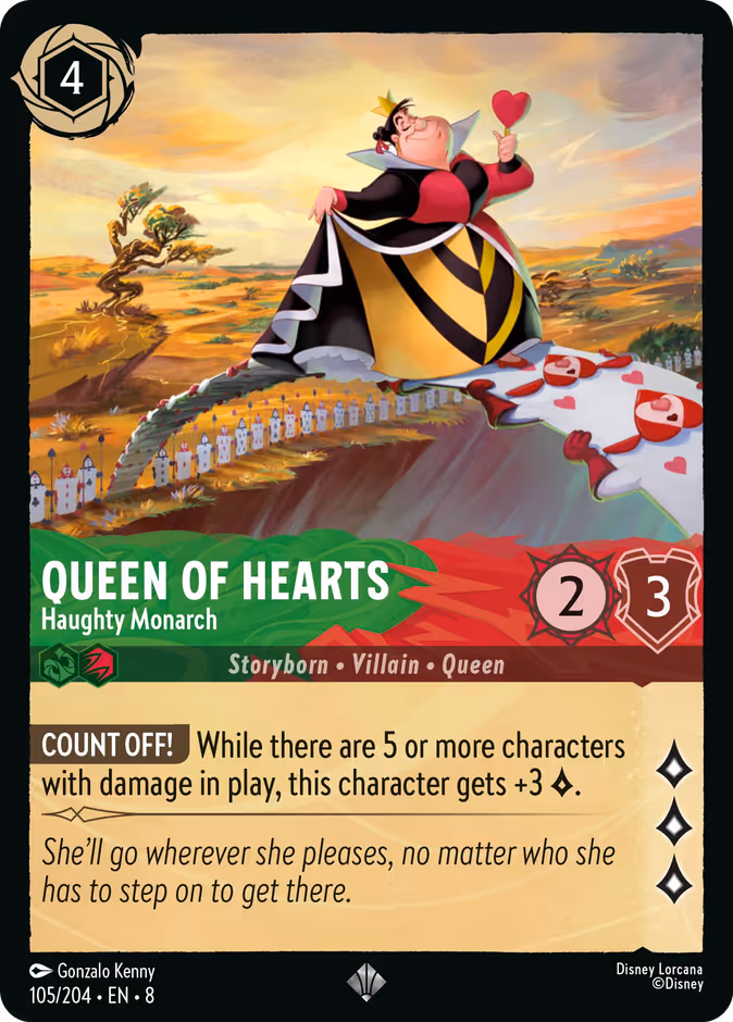 Queen of Hearts — Haughty Monarch 105