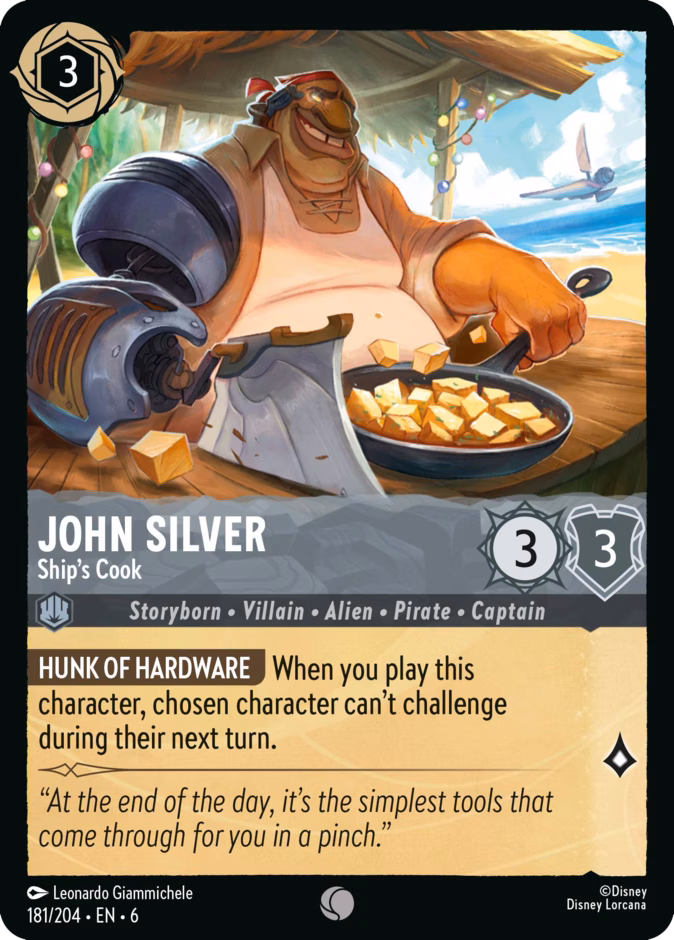 John Silver — Ship's Cook 181