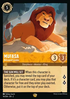 Mufasa — Betrayed Leader