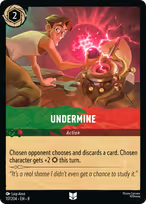 Undermine