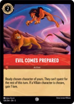 Evil Comes Prepared