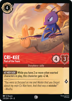 Cri-Kee — Part of the Team