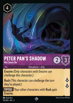 Peter Pan's Shadow — Not Sewn On