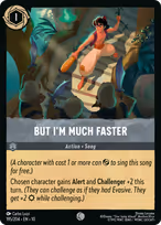 But I'm Much Faster