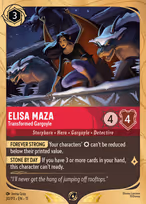 Elisa Maza — Transformed Gargoyle
