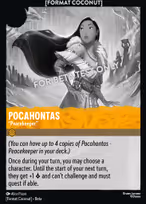Pocahontas — "Peacekeeper"