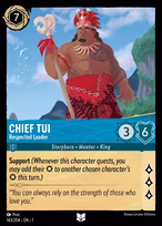 Chief Tui — Respected Leader