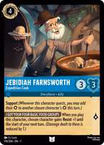Jebidiah Farnsworth — Expedition Cook