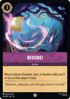 Begone!