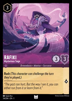 Rafiki — Mysterious Sage