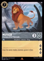 Mufasa — Champion of the Pride Lands