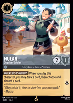 Mulan — Disguised Soldier