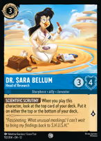 Dr. Sara Bellum — Head of Research