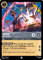Jafar — Aspiring Ruler