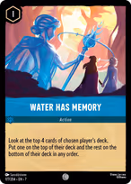 Water Has Memory