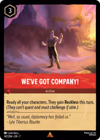 We've Got Company!