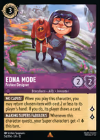 Edna Mode — Fashion Designer