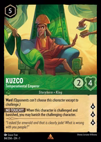 Kuzco — Temperamental Emperor