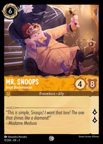 Mr. Snoops — Inept Businessman