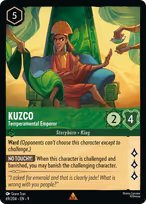 Kuzco — Temperamental Emperor