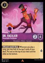 Dr. Facilier — Remarkable Gentleman