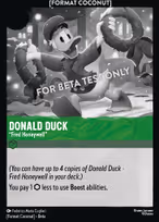 Donald Duck — "Fred Honeywell"