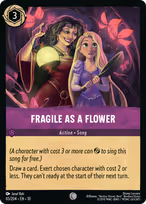 Fragile as a Flower