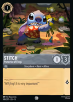 Stitch — Protector of Frogs