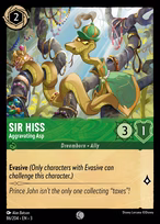 Sir Hiss — Aggravating Asp