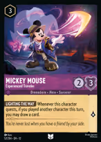 Mickey Mouse — Experienced Traveler