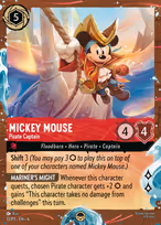 Mickey Mouse — Pirate Captain