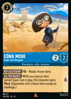Edna Mode — Super Suit Designer
