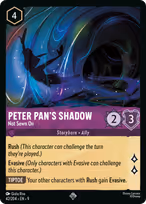 Peter Pan's Shadow — Not Sewn On