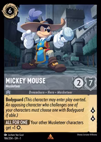 Mickey Mouse — Musketeer